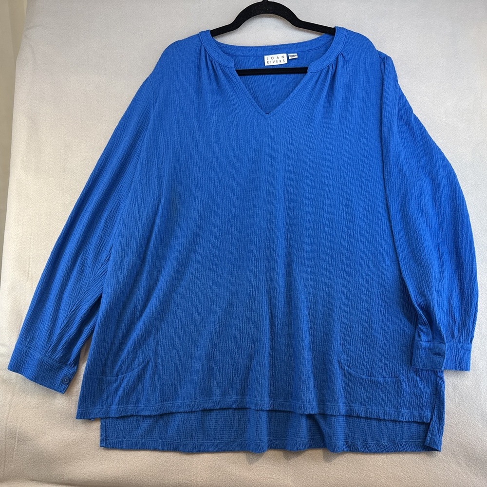 Joan Rivers Blouse Plus 1X, Longsleeve,‎ Casual, Workwear
